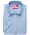 BK153 2216 Brook Taverner Ladies Paduli Short Sleeve Poplin Shirt Blue colour image